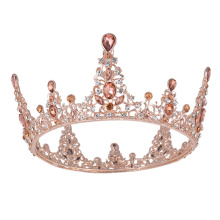 2019 New Bride Plating Alloy Rhinestone Full Round Pageant Crown